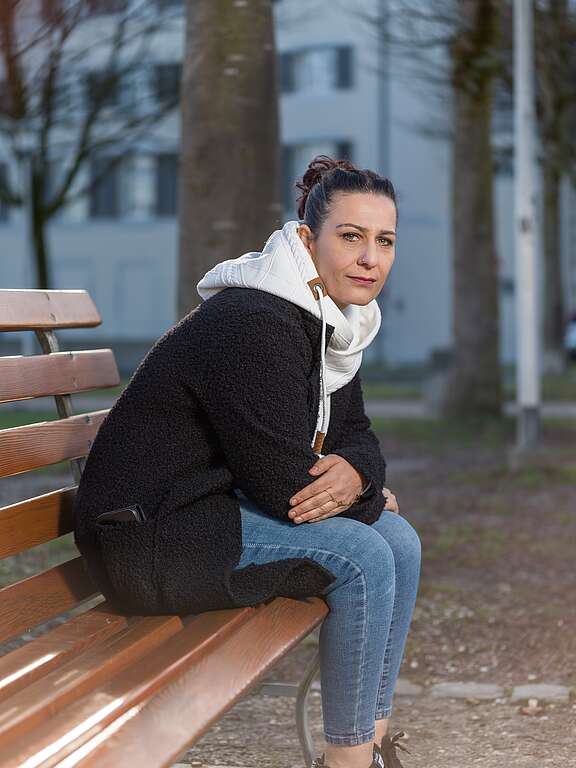 Rojda aslan und ihre Tochter sollten die Schweiz verlassen, weil sie arm sind. Foto: Matthias Luggen